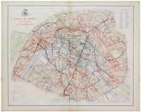  [EAUX de PARIS] Eaux de Paris. Canalisation au 1er janvier 1878.