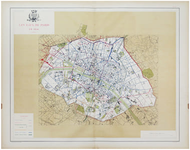  [EAUX de PARIS] Les Eaux de Paris en 1854.