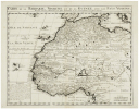  Carte de la Barbarie, Nigritie et de la Guinée avec les pays voisins.. CHÂTELAIN (Henry Abraham).