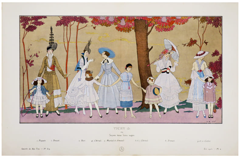 Vichy (I) ou Soyez tous bien sages.. GAZETTE du BON TON & BARBIER (Georges).