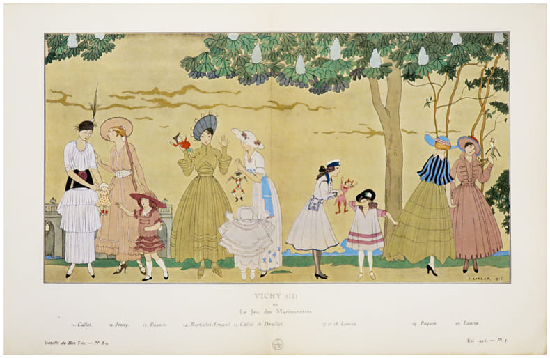Vichy (II) ou Le Jeu des Marionnettes.. GAZETTE du BON TON & BARBIER (Georges).