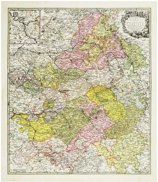  [CHAMPAGNE] Le Gouvernement de Champagne i. e. Pr&aelig;fectura generalis Campani&aelig; in electiones suas divisa.. SEUTTER (Matthaeus).