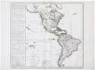  Carte générale de l'Amérique divisée en ses principaux états.. DELAMARCHE (Félix).
