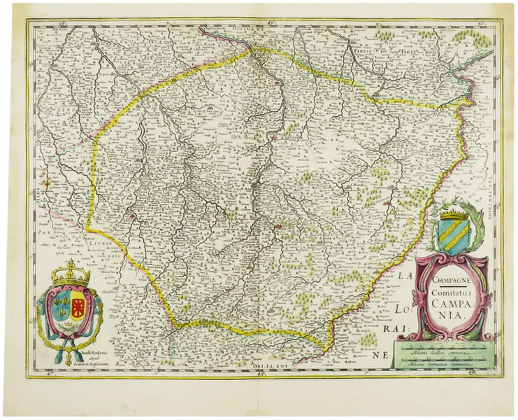  [CHAMPAGNE] Champagne - Comitatus Campania.. JANSSON (Johannes).