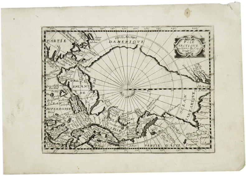  [P&Ocirc;LE NORD] P&ocirc;le Arctique ou terre du septentrion.. PICART (Nicolas).