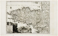  [BRETAGNE] Carte du gouvernement de Bretagne.