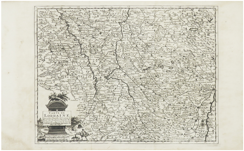  [LORRAINE] Carte de Lorraine.. AA (Pieter van der).