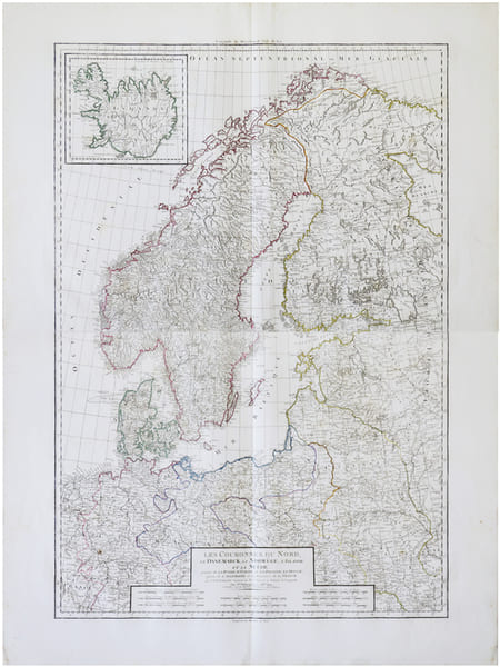  Les Couronnes du Nord, le Danemarck, la Norw&egrave;ge, l'Islande, et la Su&egrave;de.. DELAMARCHE (Charles Fran&ccedil;ois).