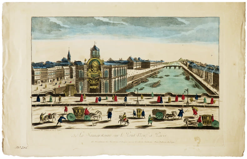  [SAMARITAINE] 131e. La Samaritaine sur le Pont-Neuf &agrave; Paris.. BASSET (Paul Andr&eacute;).