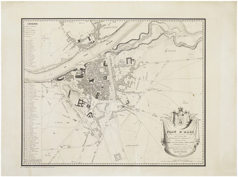  [ALBI] Plan d'Albi.. BOUSQUEL (Auguste).