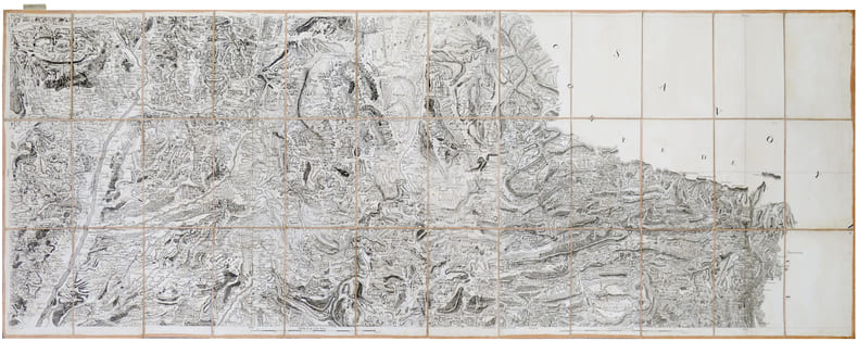  [DIGNE-les-BAINS/VENCE] Cartes de Cassini. Feuilles n&deg;145/153 et n&deg;147/168.. CASSINI de THURY (C&eacute;sar-Fran&ccedil;ois).