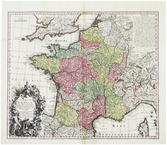  Le Royaume de France.. SEUTTER (Matth&auml;us).