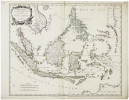 Archipel des Indes Orientales, qui comprend les isles de la Sonde, Moluques et Philippines.. ROBERT de VAUGONDY (Didier).