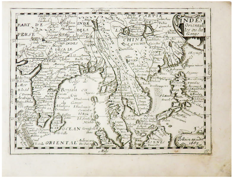  [INDE et PAYS VOISINS] Indes orientalles ou du Gange.. JOLLAIN (G&eacute;rard).