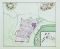  Plan de la ville et du château de St Malo.. [ANONYME].