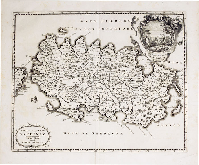  [SARDAIGNE] Insula et regnum Sardiniae.. AA (Pieter van der).
