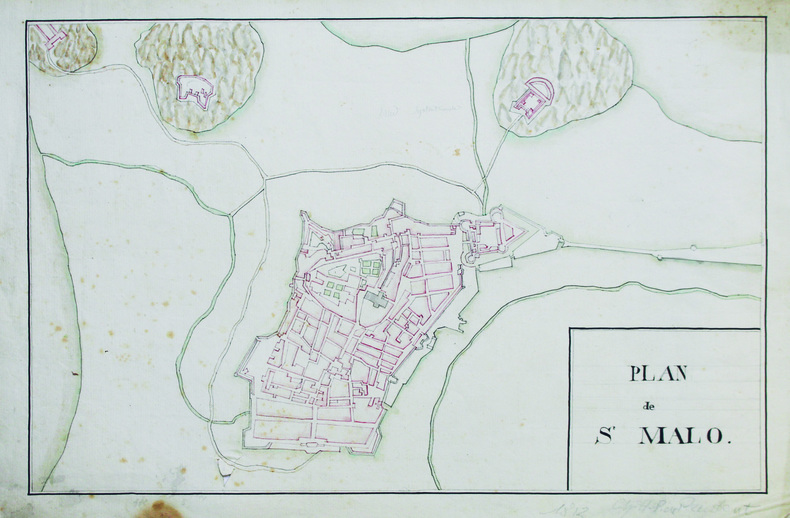  Plan de St Malo.. [ANONYME].
