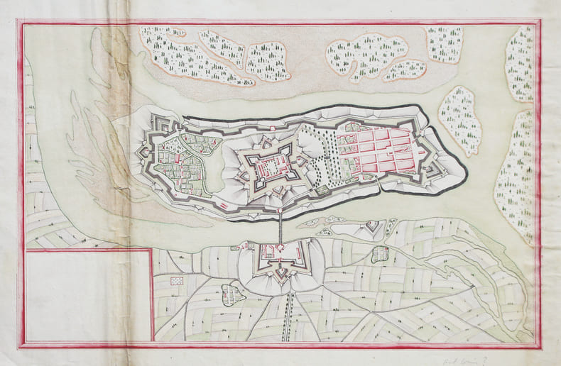  [Plan de Fort-Louis].. [ANONYME].