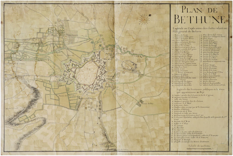  Plan de B&eacute;thune.. [ANONYME].