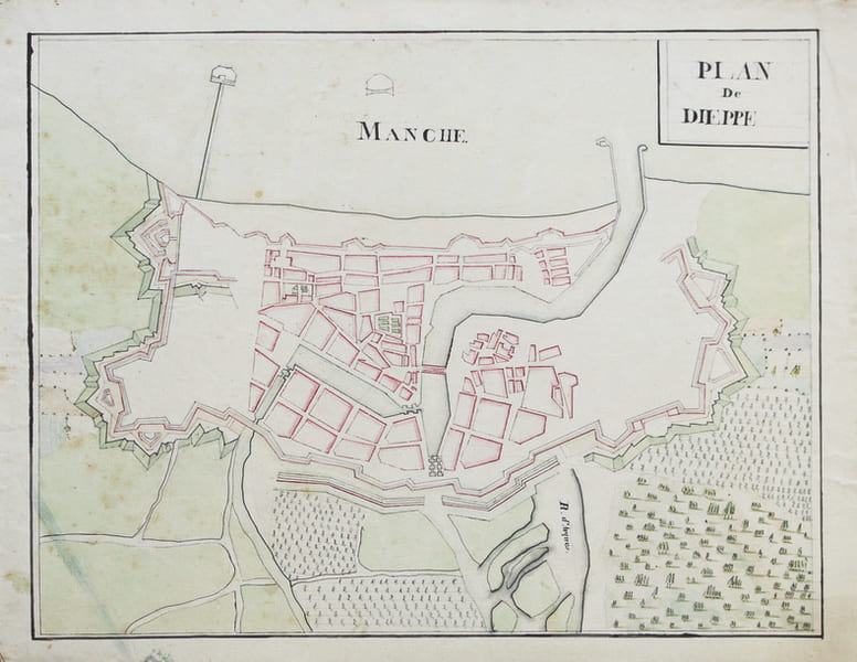  Plan de Dieppe.. [ANONYME].