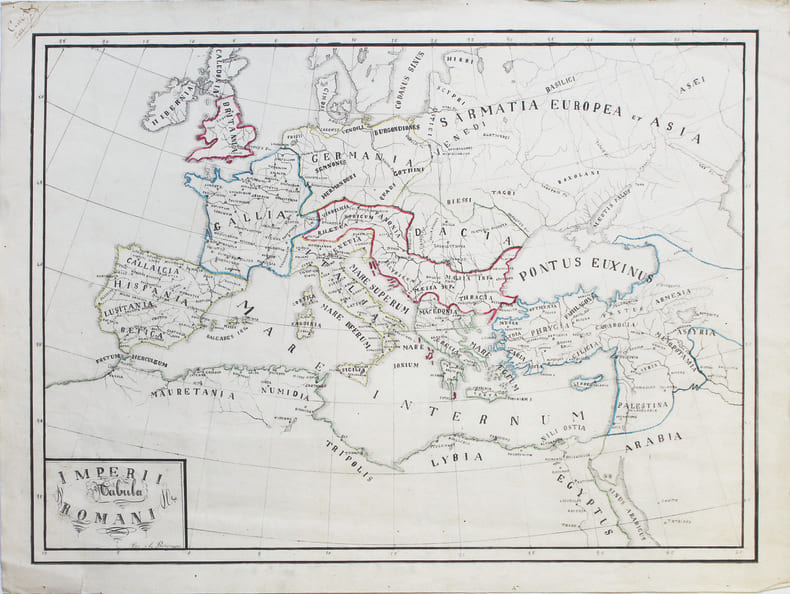  Imperii Romani tabula.. B&Eacute;RINGER (A.).