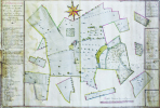 Plan géométrique de la grange et tennement, quartier des Aumettes, terroir de Mormoiron, appartenant à l'hoirie de Madame la Comtesse des Henriquez. ...