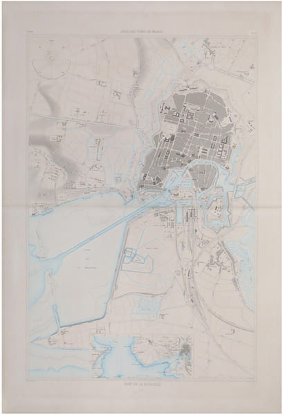 [LA ROCHELLE] Port de La Rochelle.. ATLAS des PORTS de FRANCE.