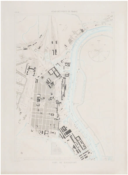  [ROCHEFORT] Port de Rochefort.. ATLAS des PORTS de FRANCE.