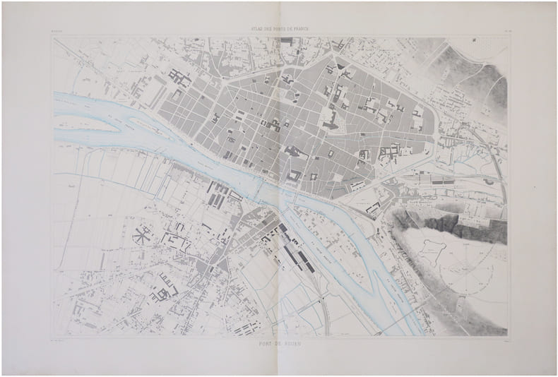  [ROUEN] Port de Rouen.. ATLAS des PORTS de FRANCE.