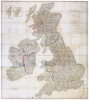  Cary's New Map of the British Isles, exhibiting the whole of the Turnpike roads both direct & cross, particularly distinguishing those on which the ...