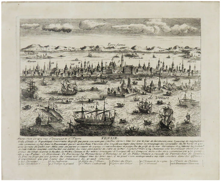 [VENISE] Venise, ville d'Italie et r&eacute;publique souveraine du golfe qui porte son nom.. AVELINE (Pierre) & CR&Eacute;PY (Louis).