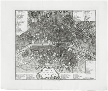 A Plan of the city of Paris.