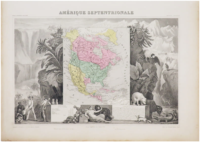  Am&eacute;rique septentrionale.. LEVASSEUR (Victor).