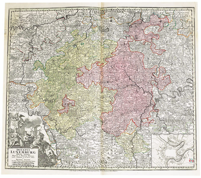  Ducatus Luxemburg.. SEUTTER (Matthaeus);
