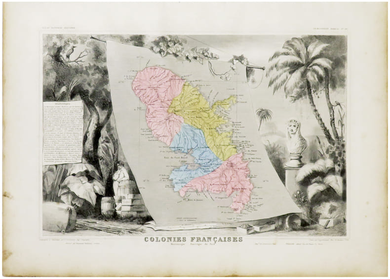  [MARTINIQUE] Colonies fran&ccedil;aises. Martinique. Am&eacute;rique du Sud.. LEVASSEUR (Victor).