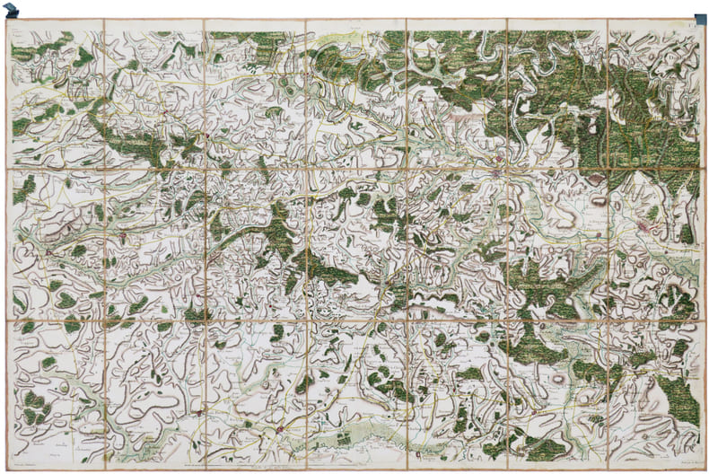  [SEDAN] Carte de Cassini. Feuille n&deg;78/43. Sedan.. CASSINI de THURY (C&eacute;sar-Fran&ccedil;ois).