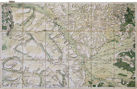  [CHÂLONS-en-CHAMPAGNE] Carte de Cassini. Feuille n°80/25. Châlons-en-Champagne.. CASSINI de THURY (César-François).