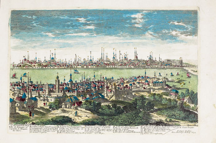  Constantinople ville de Romanie et capitale de l'empire des Turcs.. AVELINE (Pierre).