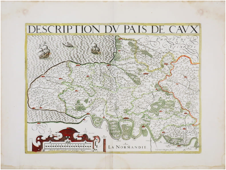  [PAYS de CAUX] Description du Pais de Caux.. LECLERC (Jean).