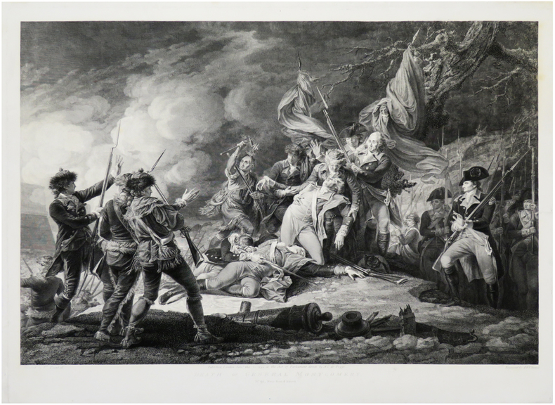 [QUÉBEC] Death of General Montgomery.. TRUMBULL (John) & CLEMENS (Johan Frederick).