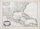  Carte du Mexique et des États Unis d'Amérique. Partie méridionale.. L'ISLE (Guillaume de) & DEZAUCHE (Jean-Claude).