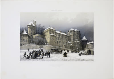  [CHAMBÉRY] Château de Chambéry. (Dép.t de la Savoie).