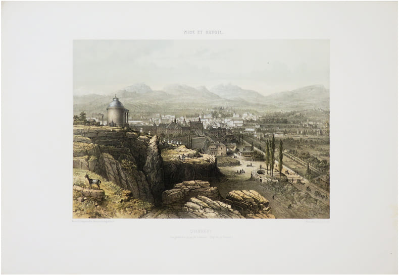  [CHAMB&Eacute;RY] Chamb&eacute;ry. Vue g&eacute;n&eacute;rale prise de L&eacute;menc. (D&eacute;p.t de la Savoie).. BENOIST (F&eacute;lix).