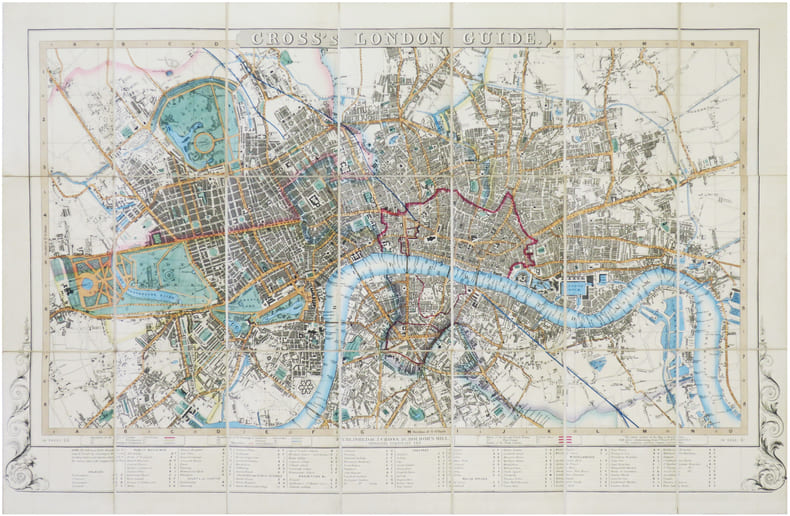 [LONDRES] Cross's London guide.. CROSS (Joseph).