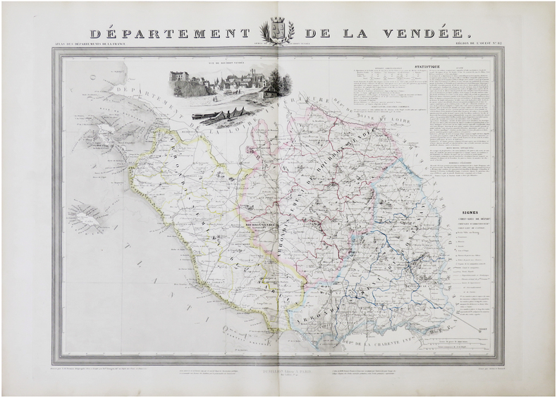  [VENDÉE] Département de la Vendée.. DONNET (Alexis) & FRÉMIN (Antoine-Rémy).