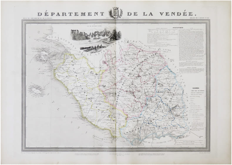  [VEND&Eacute;E] D&eacute;partement de la Vend&eacute;e.. DONNET (Alexis) & FR&Eacute;MIN (Antoine-R&eacute;my).