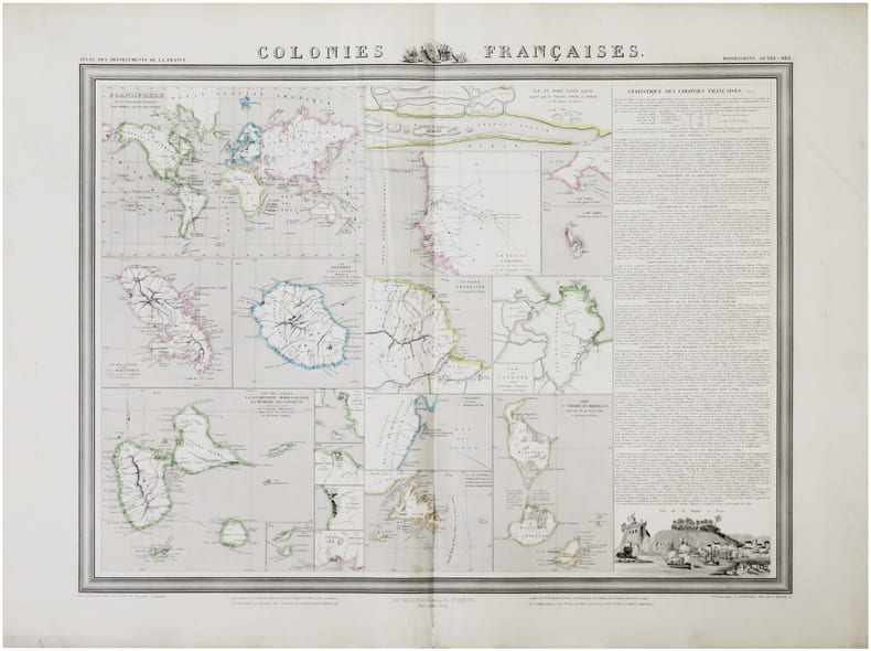  Colonies fran&ccedil;aises.. DONNET (Alexis) & FR&Eacute;MIN (Antoine-R&eacute;my) & LEVASSEUR (Victor).