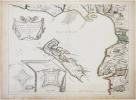  [ÎLE de RÉ] Carte particulière des costes de Poittou Aunis, et de La Rochelle et du fort S.t Louys comme aussy de l'isle de Ré avec ses forts 1627.. ...