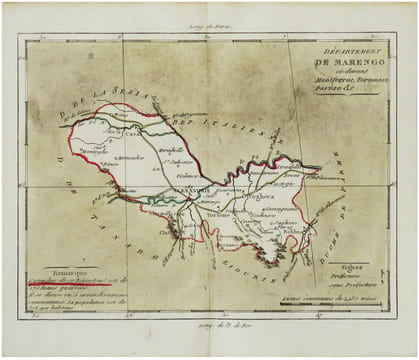  [MARENGO/PIÉMONT] Département de Marengo ci-devant Montferrat, Tortonèse, Pavèse &c.. BRION de la TOUR (Louis) & LAVALLÉE (Joseph).