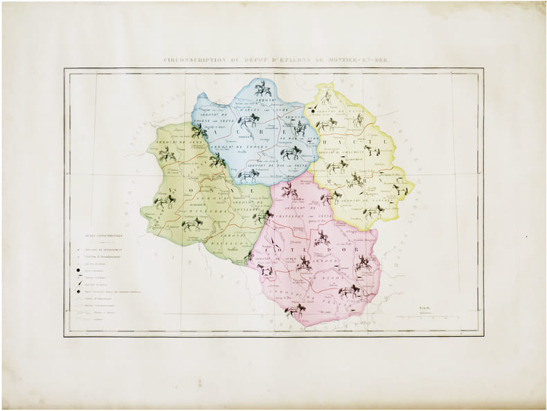  [MONTIER-en-DER/HARAS] Circonscription du d&eacute;p&ocirc;t d'&eacute;talons de Montier-en-Der.. GAYOT (Eug&egrave;ne).